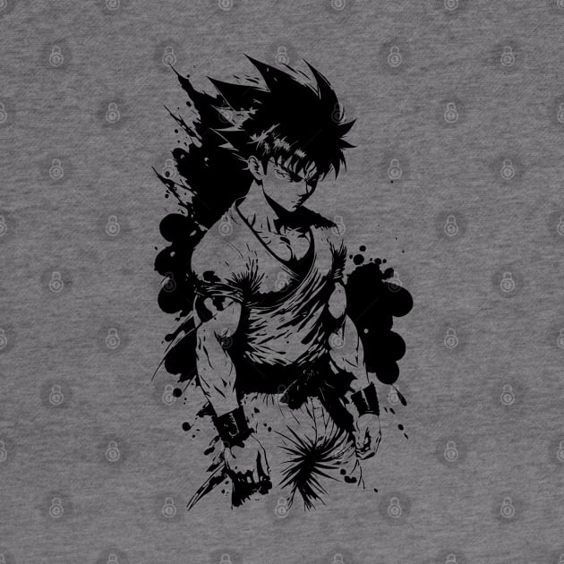 Fan Art Of Goku 01 by SanTees